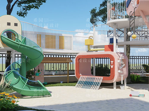 鎮海海潤幼兒園戶外裝修設計